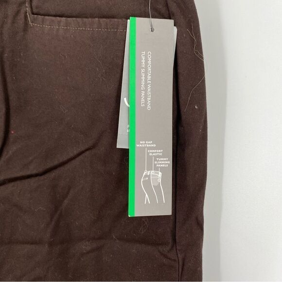 JM Women’s Trouser No Gap Waistband Brown size 10PS - Picture 2 of 4